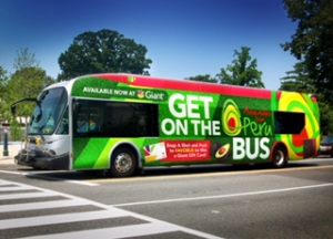 Avocados from Peru bus wrap